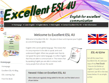 Tablet Screenshot of excellentesl4u.com